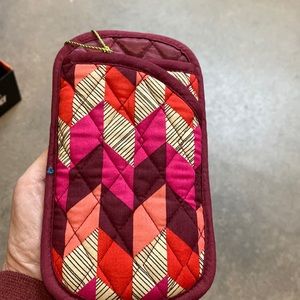 Vera Bradley double eye case in bohemian chevron